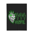2/3 Evil Punk Skull / Velveteen Plush Blanket