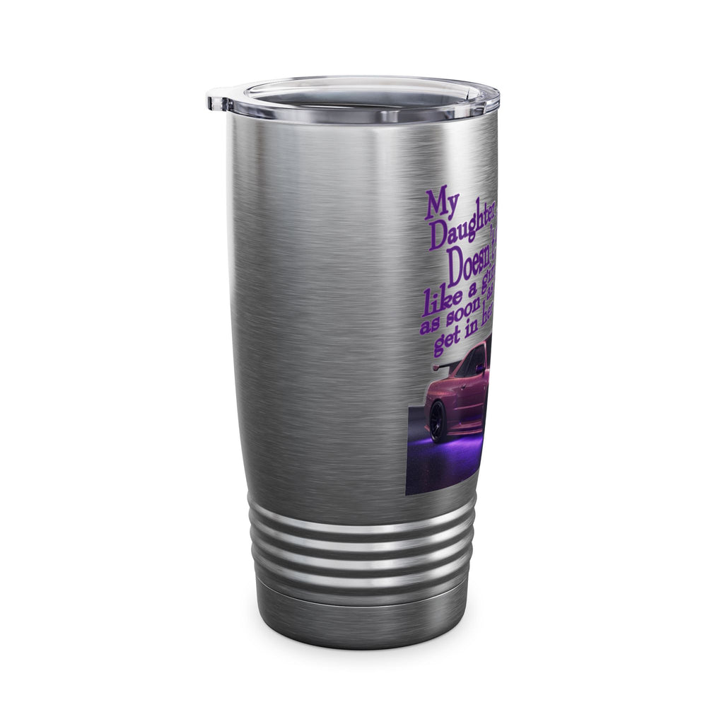 Daughter Doesn't Drive Like A Girl Purple / Insulated Tumbler 20oz