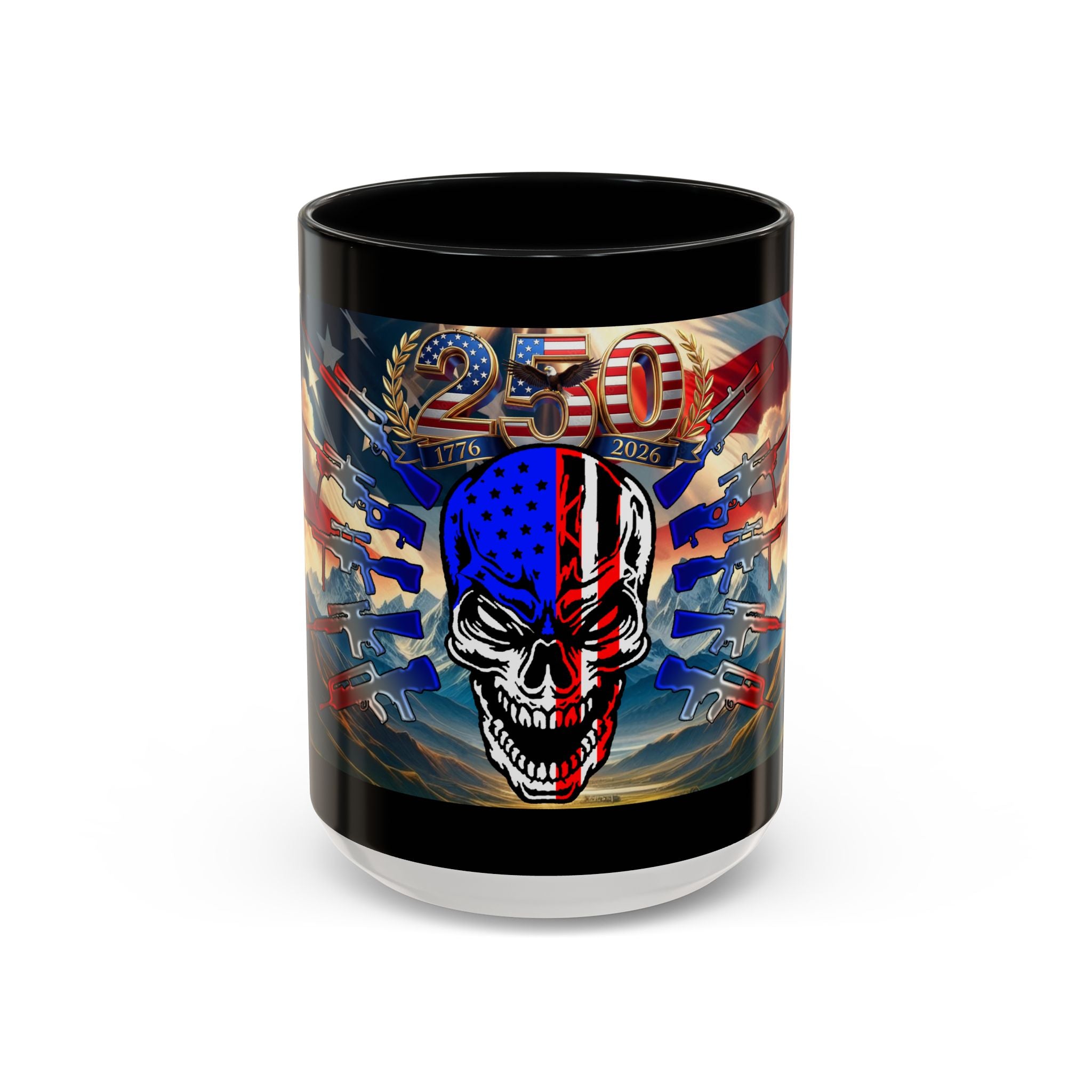 Skull & Guns 250th / Accent Coffee Mug 11/15 oz