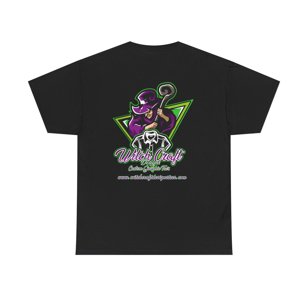 MINE Skull Cowboy Tee — Dark Western Skull Graphic T-Shirt