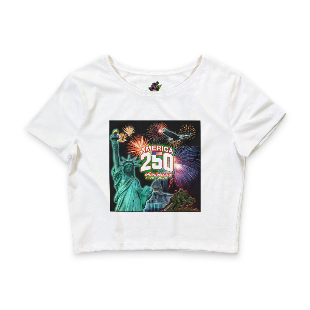 America 250 Statue of Liberty / Crop Tee