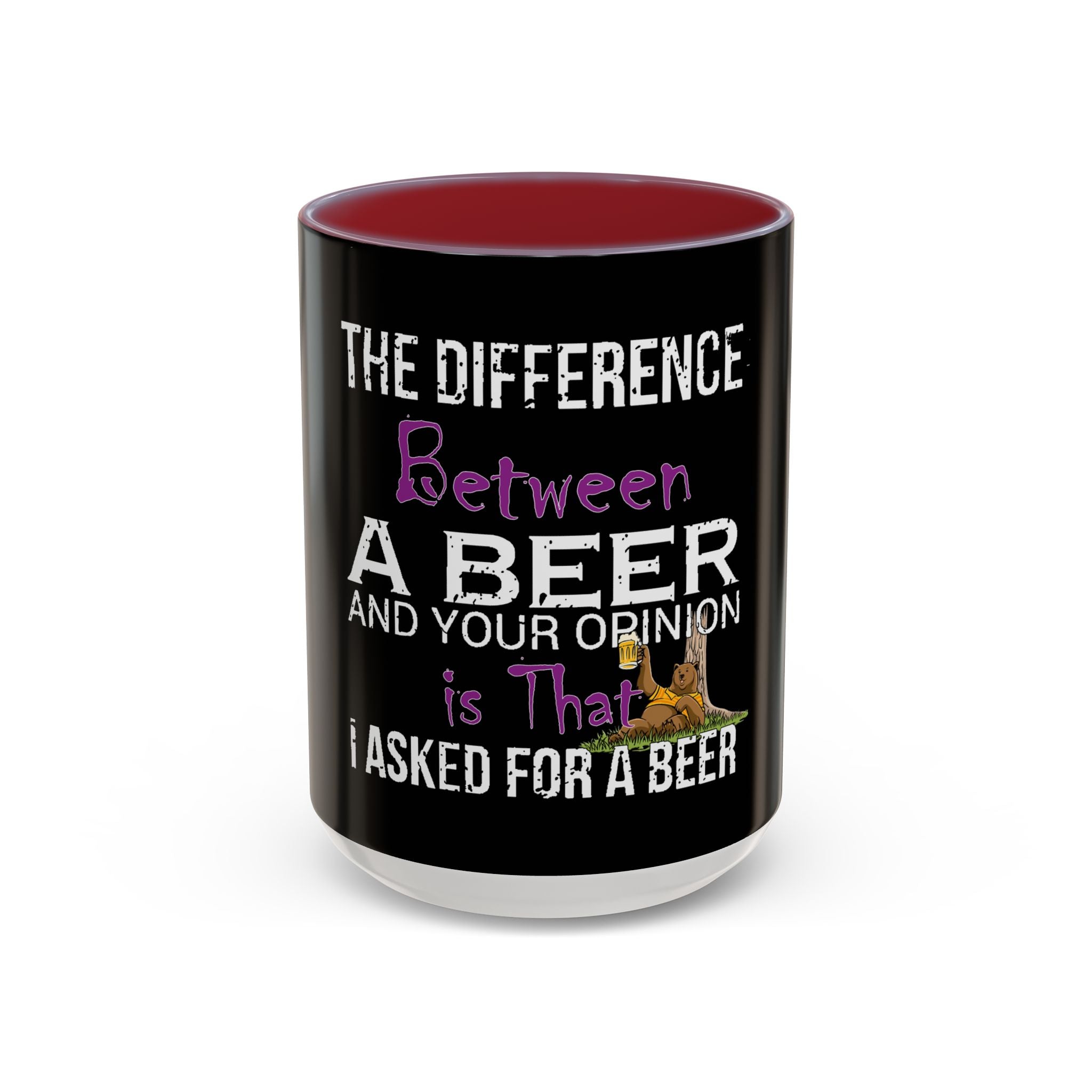 Difference Between Beer / Accent Coffee Mug 11/15oz