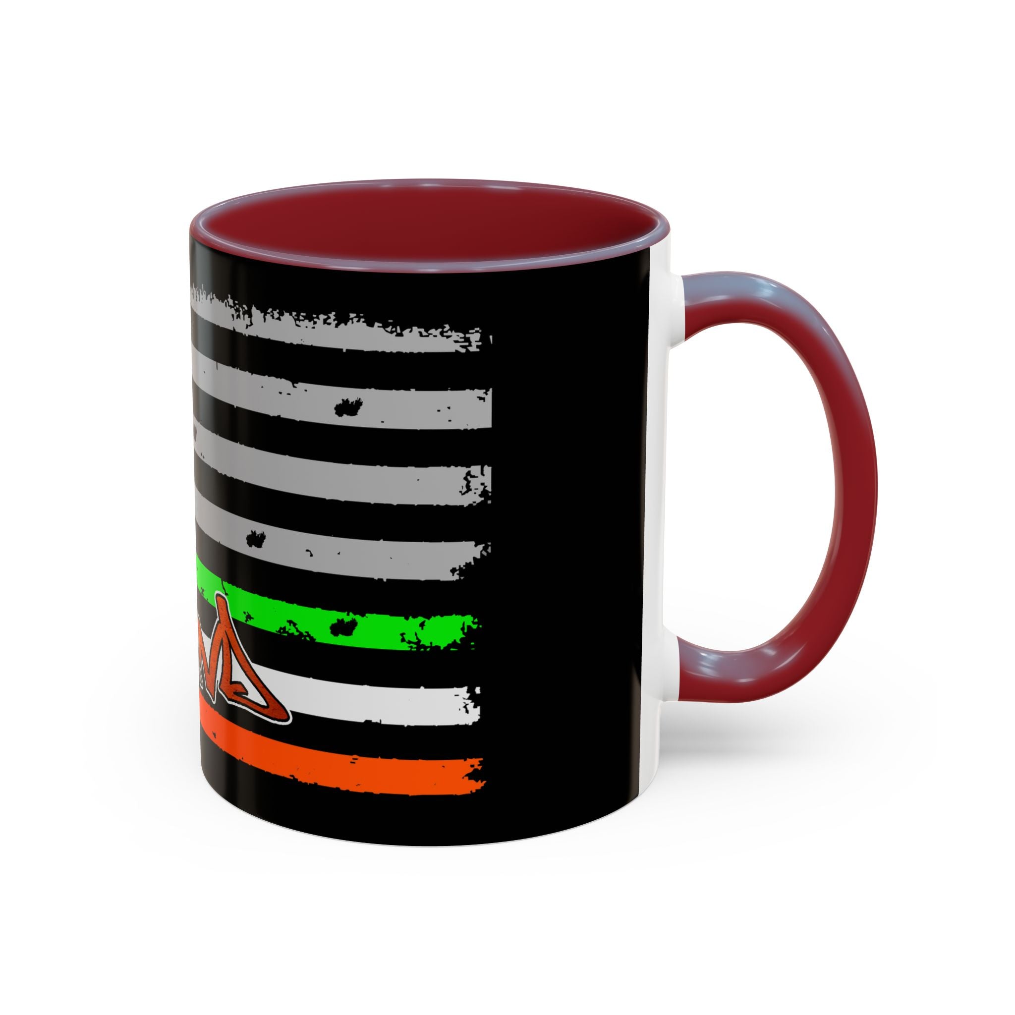 American/Ireland Flag / Accent Coffee Mug 11/15 oz