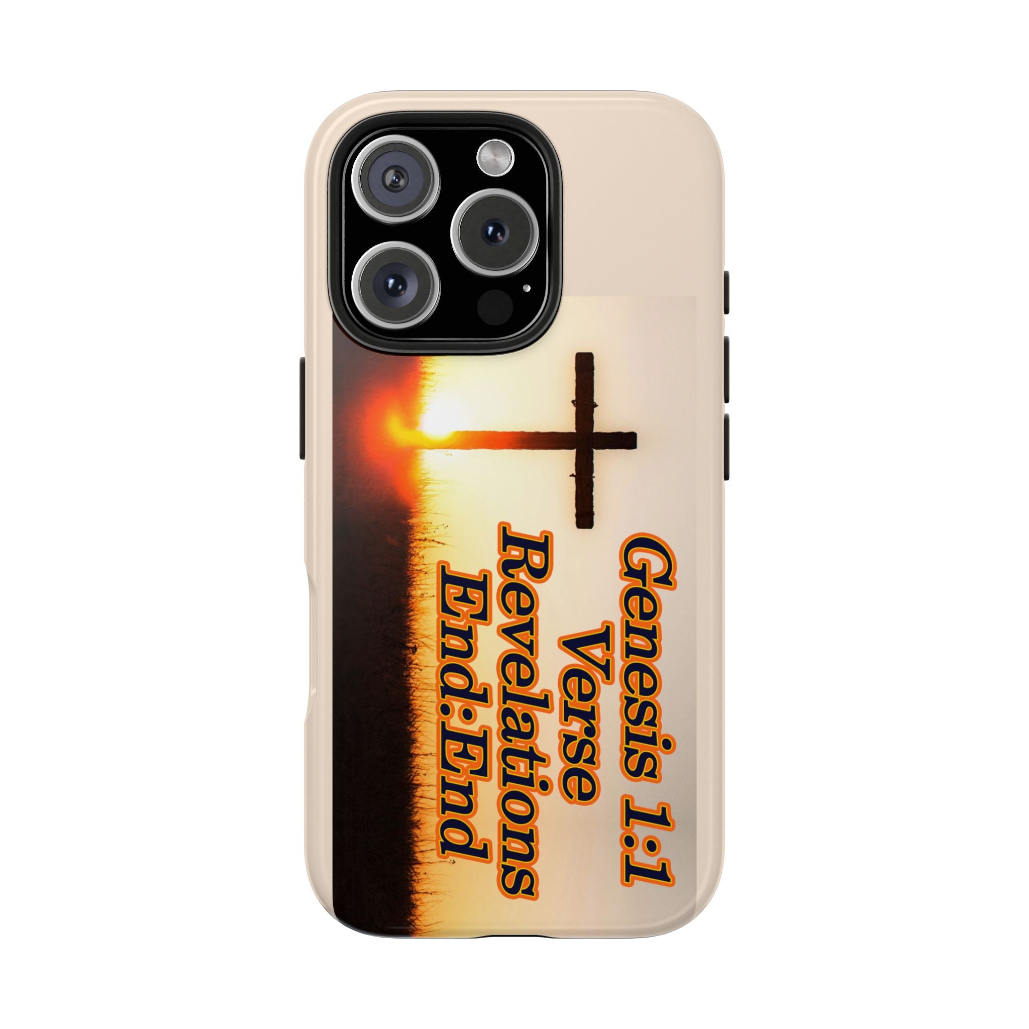 Genesis 1:1 Verse Revelations End:End / Tough Phone Case