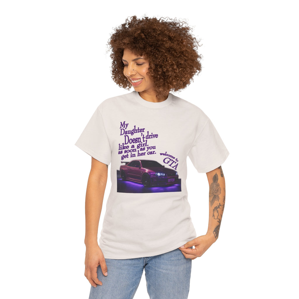Daughter Doesn't Drive Like A Girl Purple