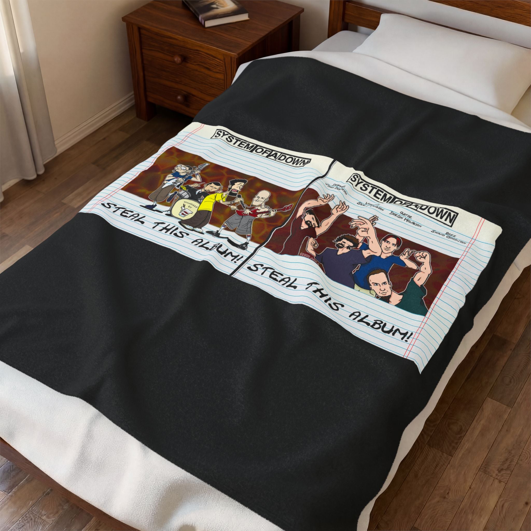 SOAD Steal This Album F&B / Velveteen Plush Blanket