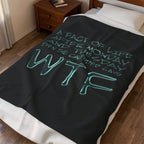 WTF / Velveteen Plush Blanket