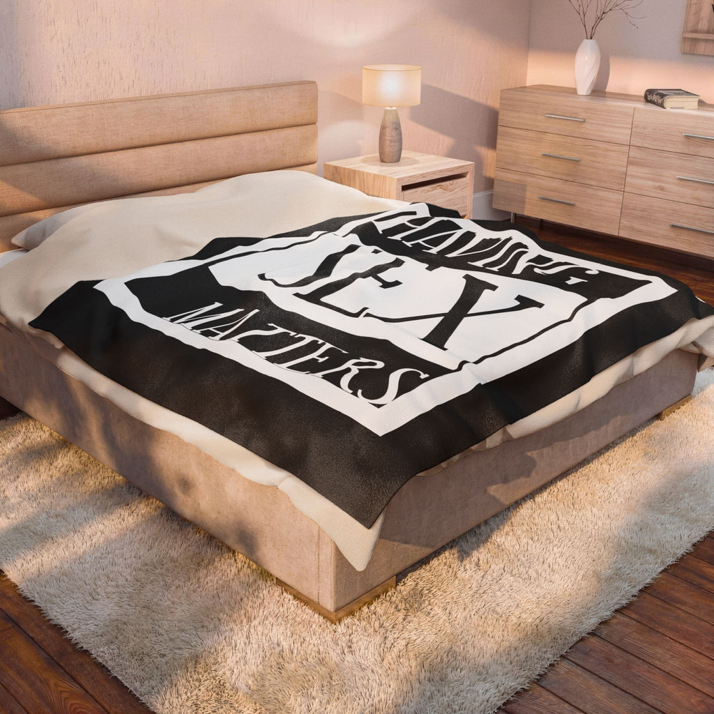 Having Sex Matters / Velveteen Plush Blanket