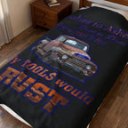 Ashes To Ashes Dust To Dust / Velveteen Plush Blanket