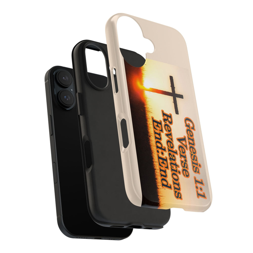 Genesis 1:1 Verse Revelations End:End / Tough Phone Case