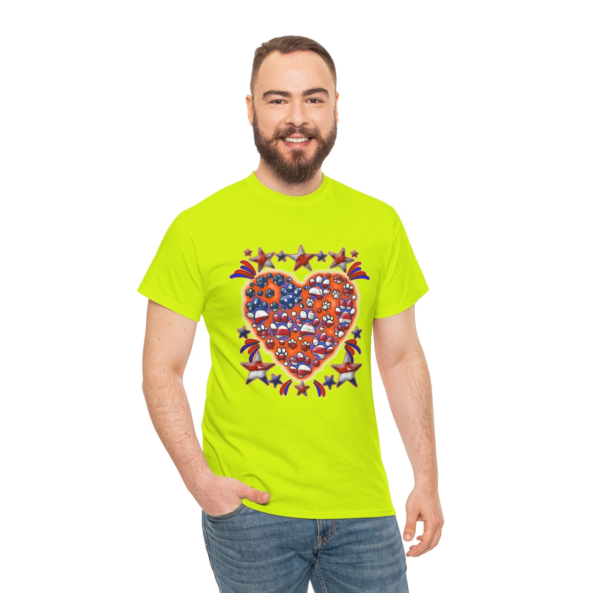 Patriotic Dog Heart