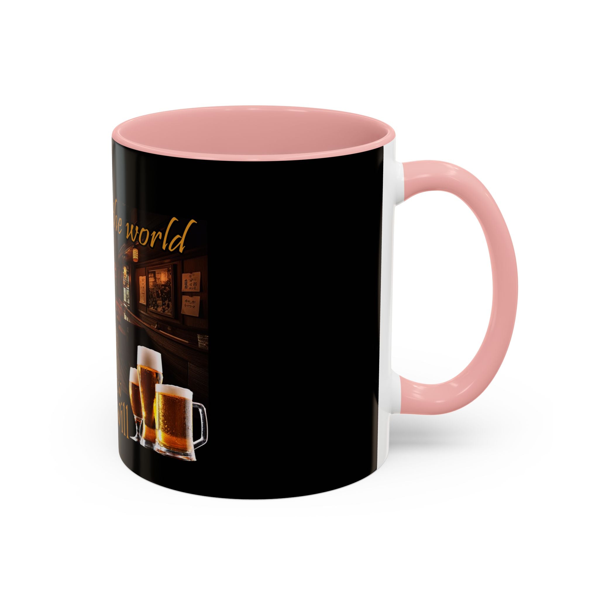 Beer Will Save The World / Accent Coffee Mug 11/15oz