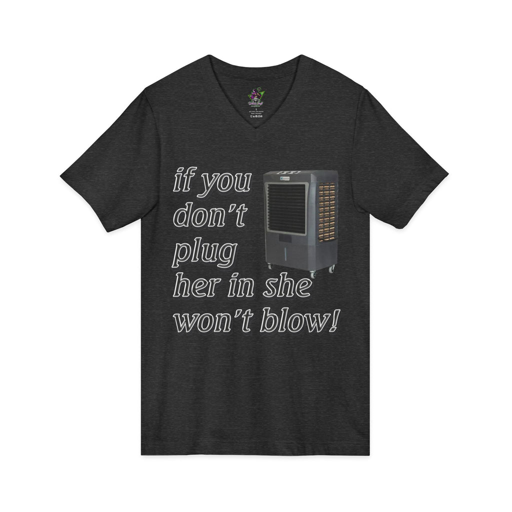 Plug Her In / V-Neck Tee