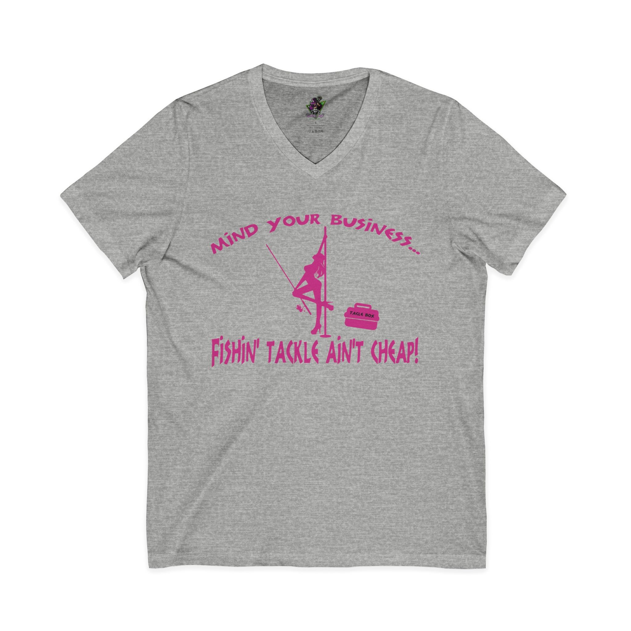 Mind Your Business Girl Stripper / V-Neck Tee