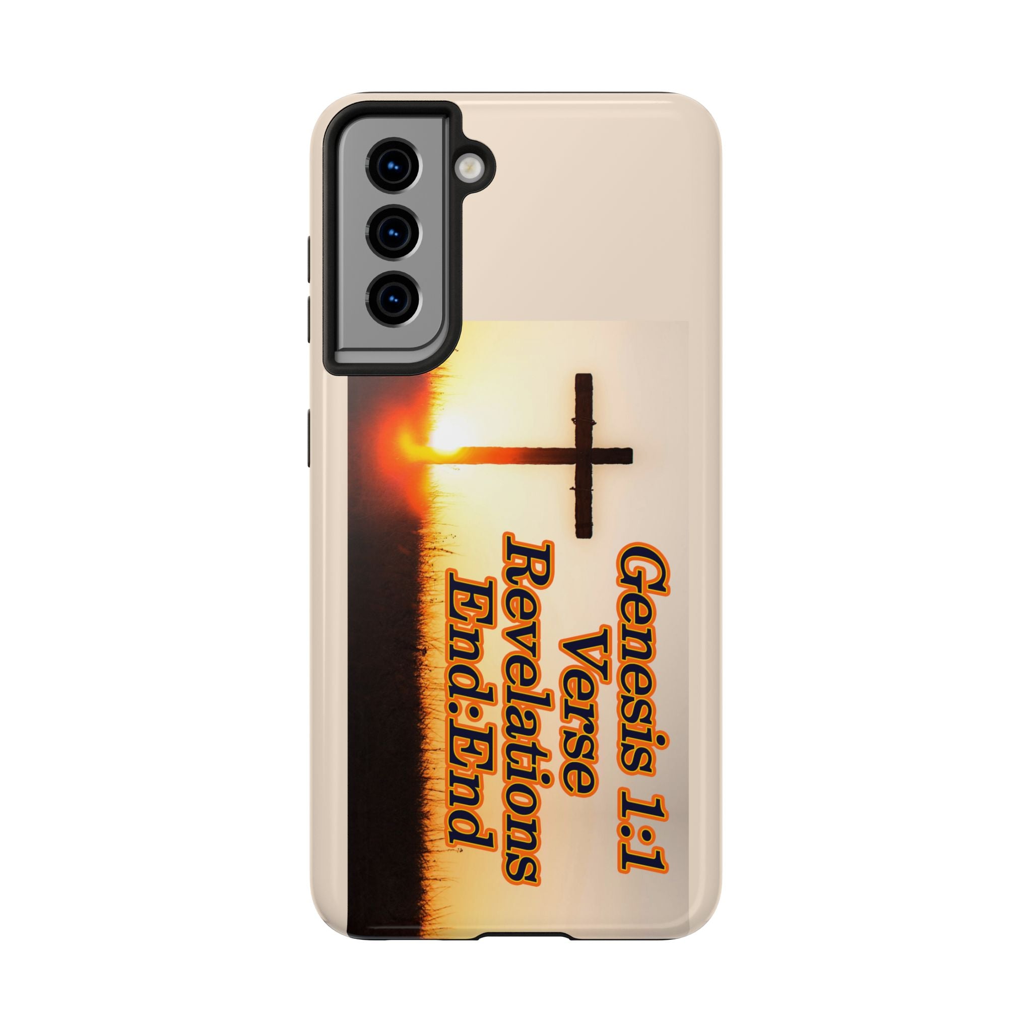 Genesis 1:1 Verse Revelations End:End / Tough Phone Case