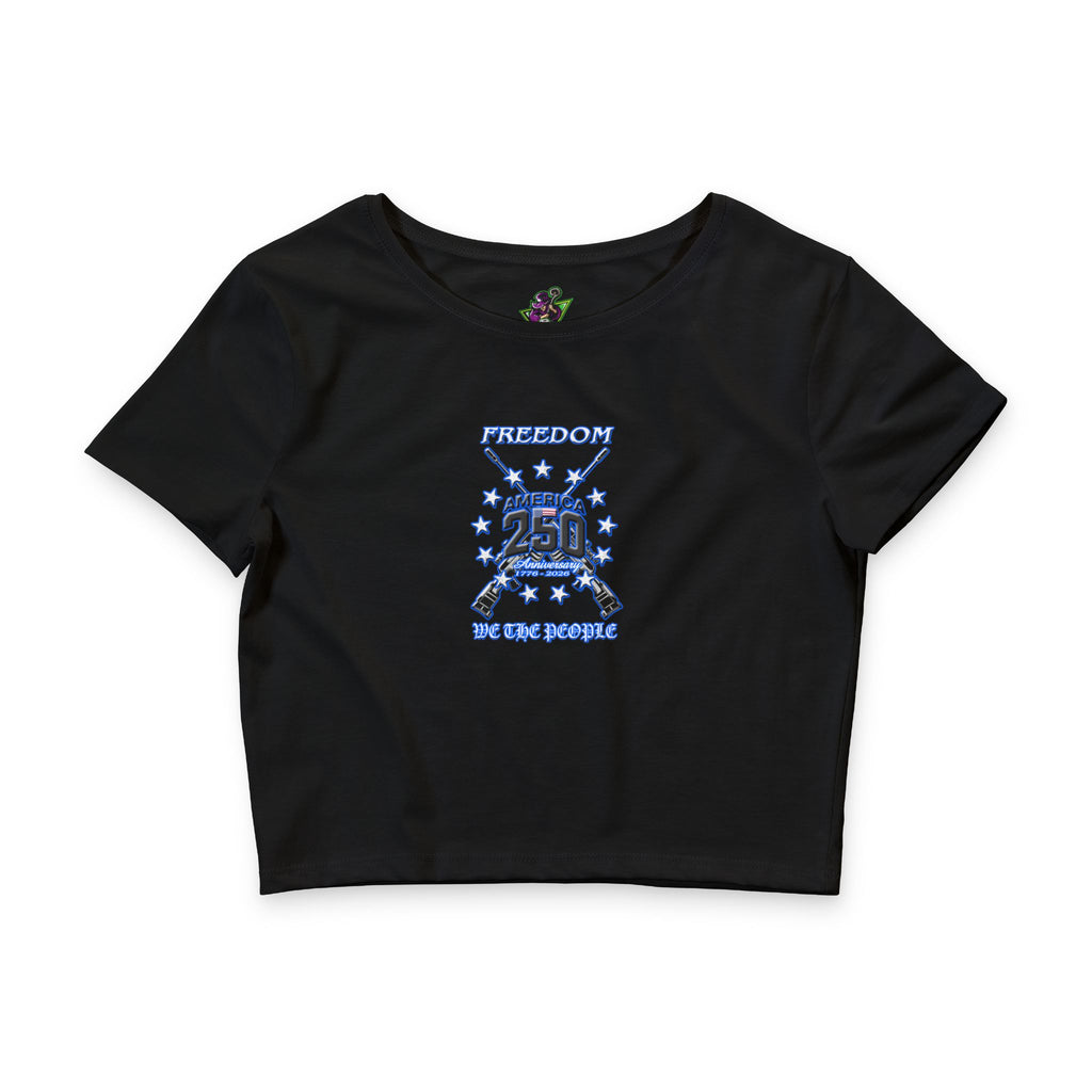 250 Anniversary Freedom 1776–2026 / Crop Tee