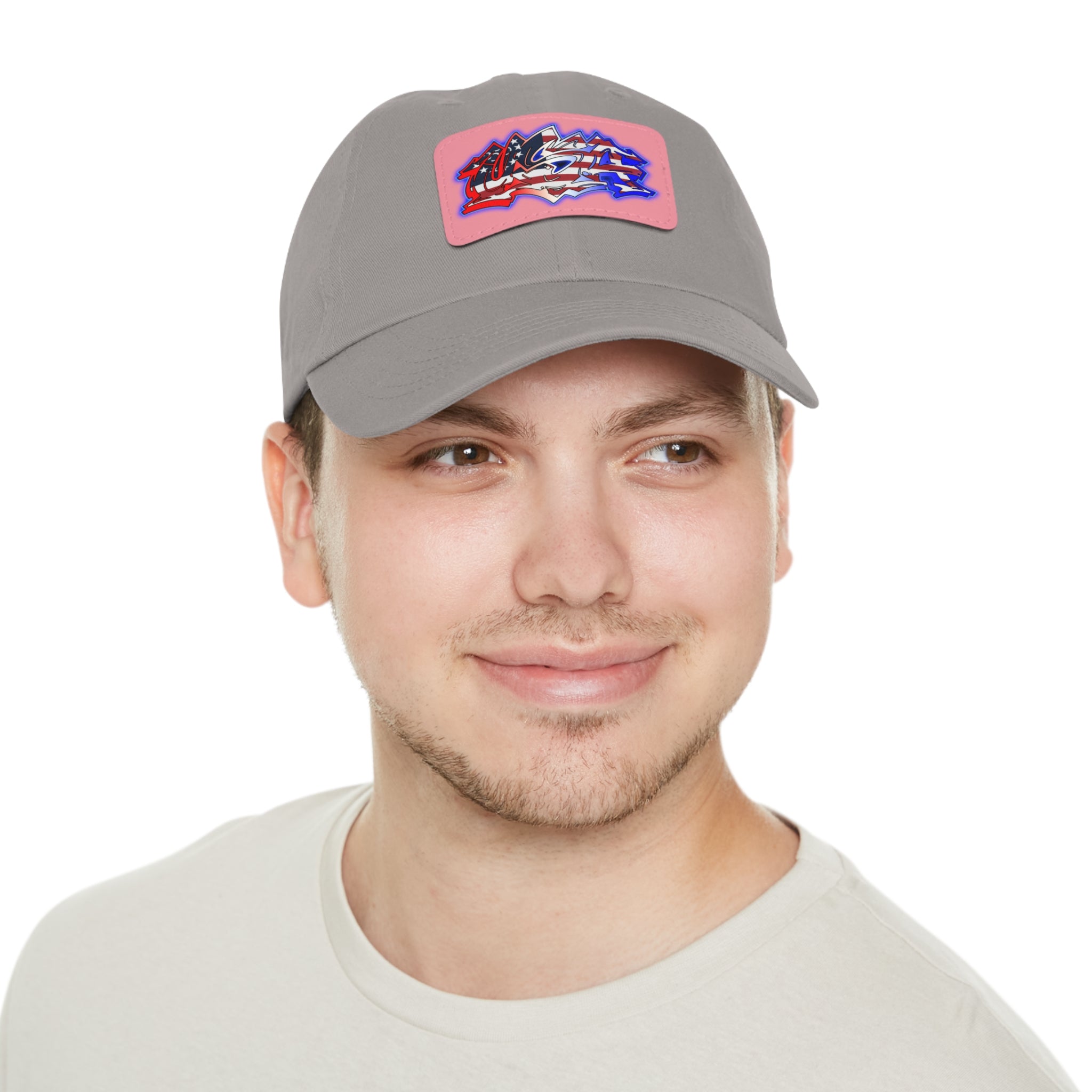 USA Graffiti / Leather Patch Hat