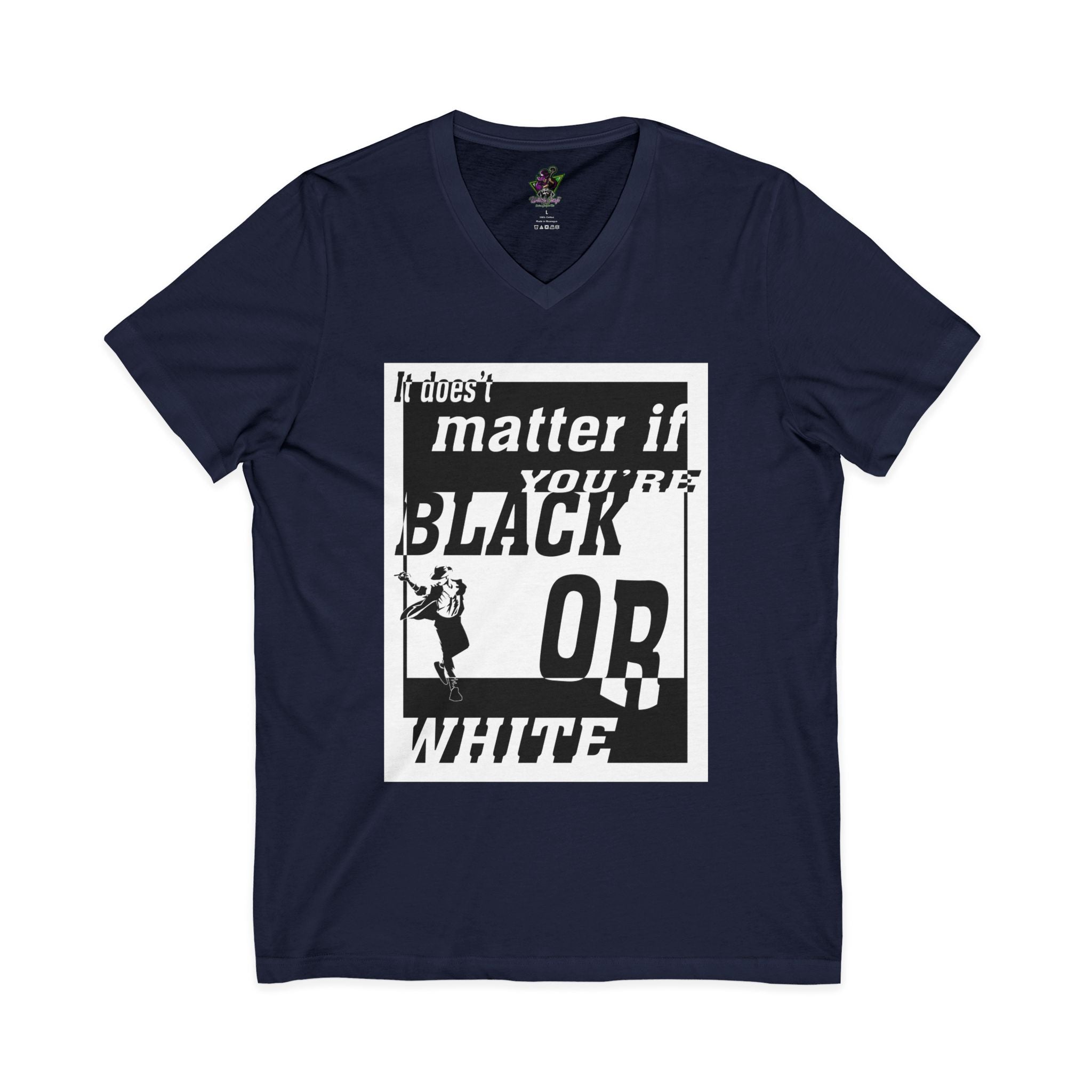 Black Or White / V-Neck Tee