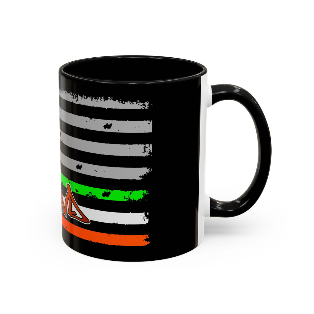 American/Ireland Flag / Accent Coffee Mug 11/15 oz