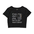Plug Her In / Crop Top