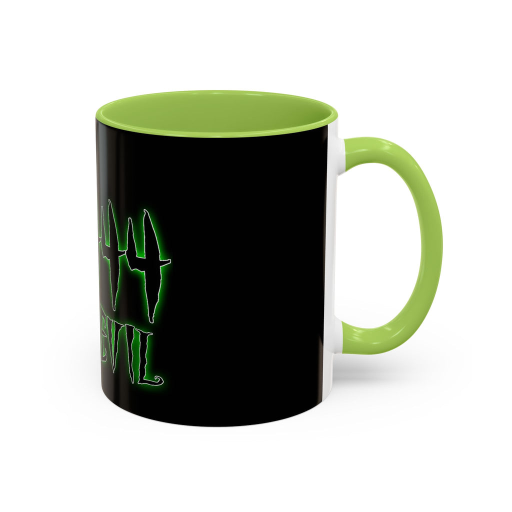 2/3 Evil Punk Skull / Accent Coffee Mug 11/15oz