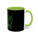 2/3 Evil Punk Skull / Accent Coffee Mug 11/15oz