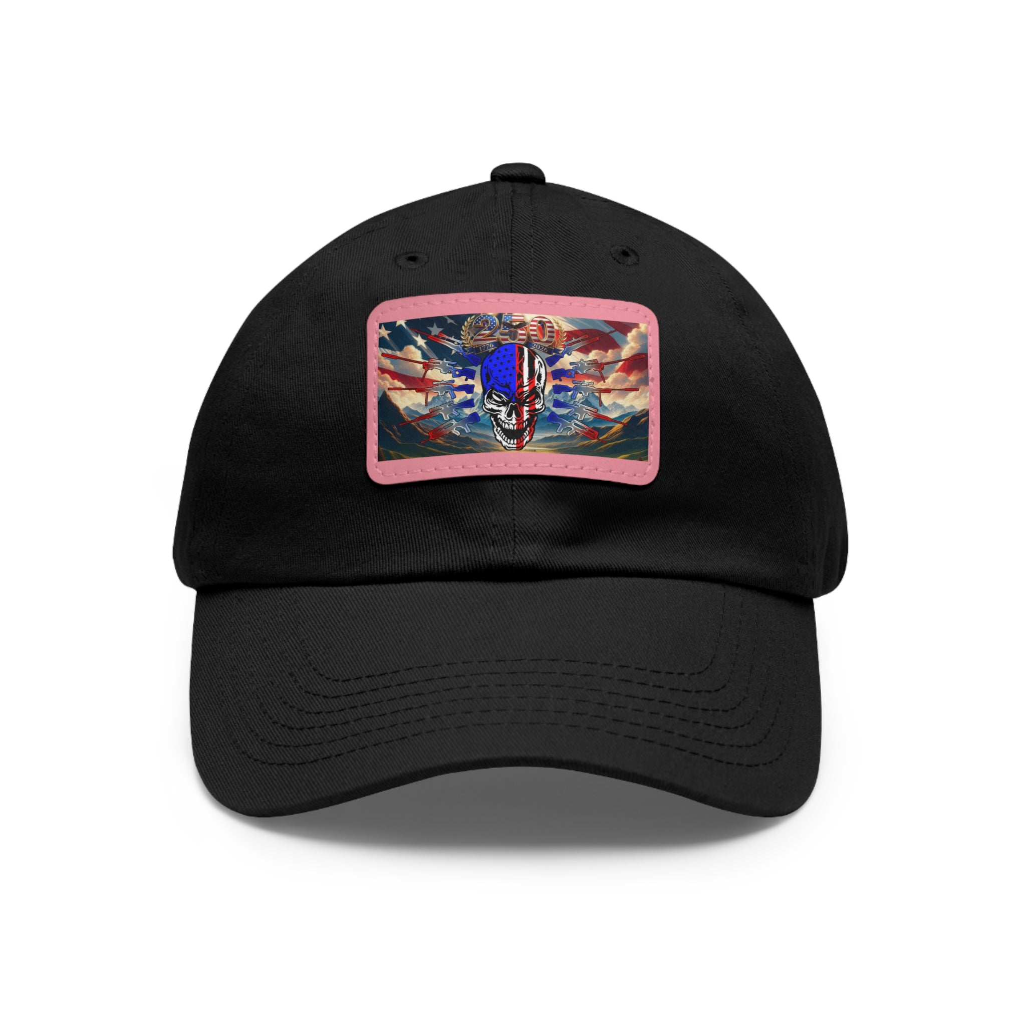 Skull & Guns 250th / Leather Patch Hat