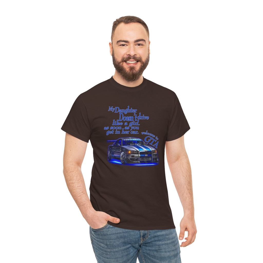 Daughter Doesn't Drive Like A Girl Blue