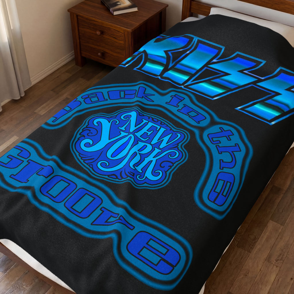 Ace Frehley NY Grove Back / Velveteen Plush Blanket