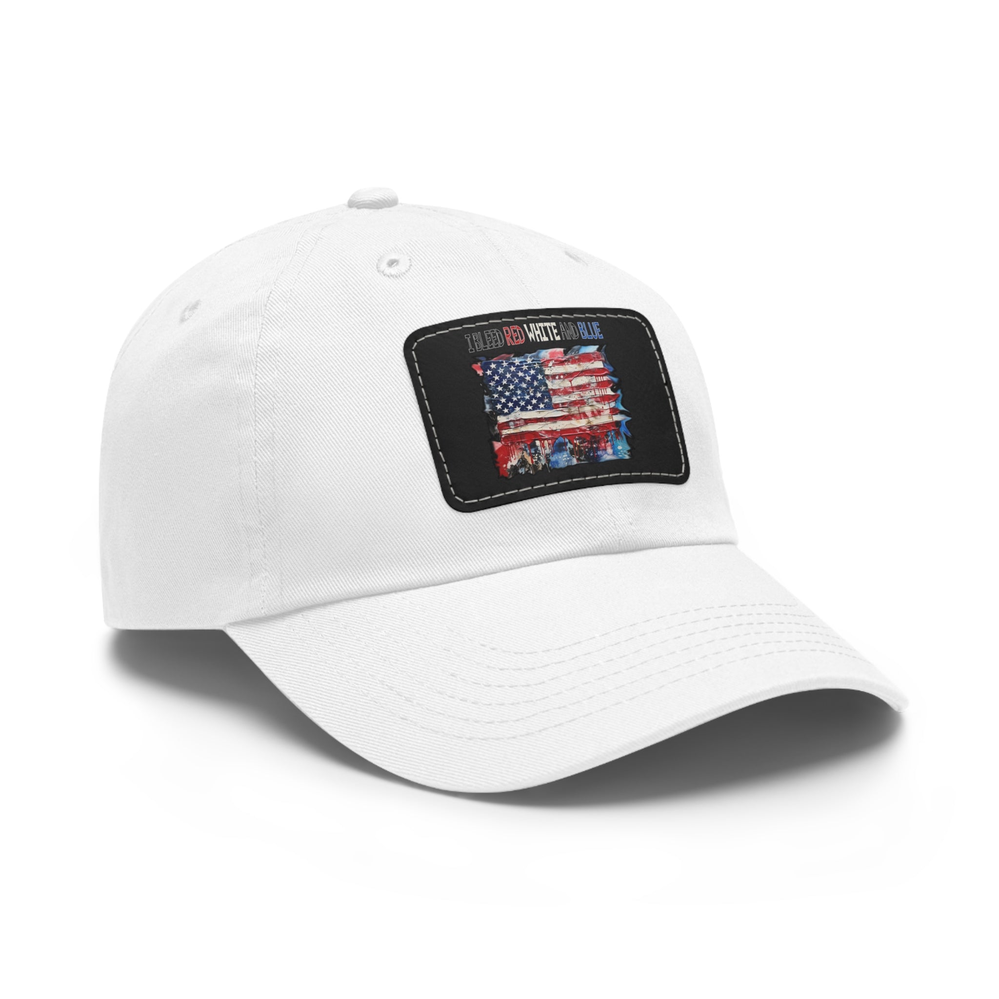 I Bleed Red White and Blue / Leather Patch
