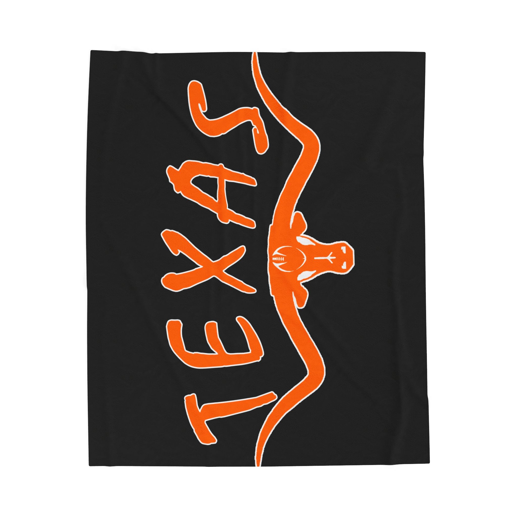 Texas Longhorns 1 / Velveteen Plush Blanket