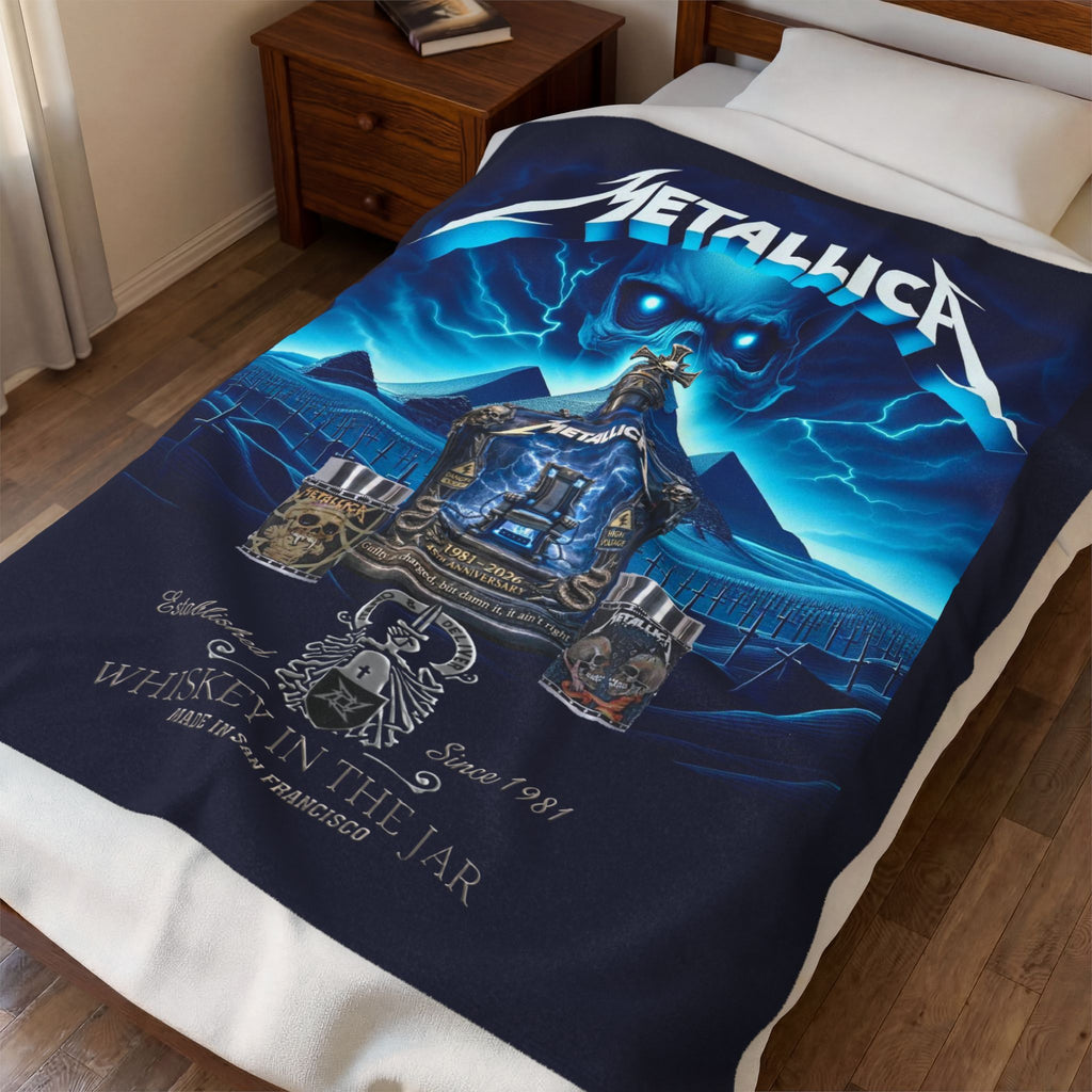 Metallica Whiskey in the Jar /Velveteen Plush Blanket
