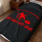 Mind Your Business Guy Stripper / Velveteen Plush Blanket