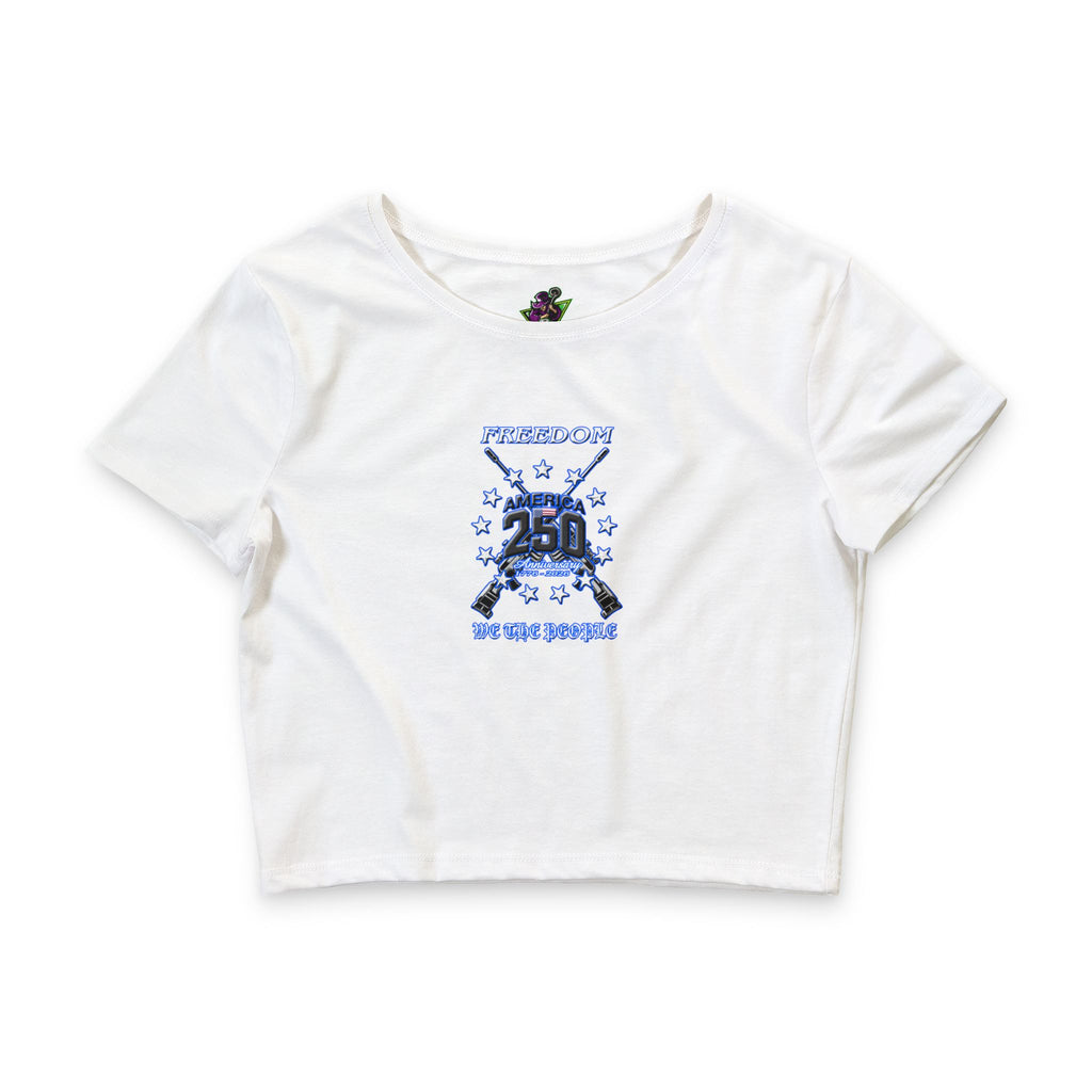 250 Anniversary Freedom 1776–2026 / Crop Tee