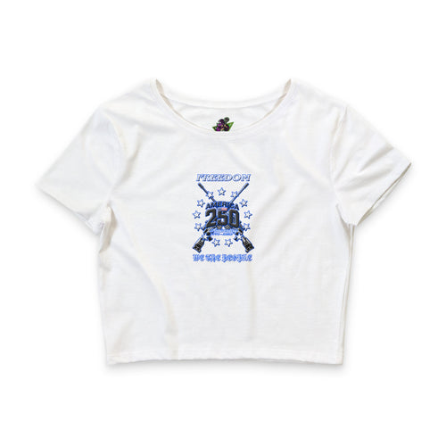 250 Anniversary Freedom 1776–2026 / Crop Tee