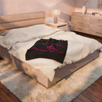 Mind Your Business Girl Stripper / Velveteen Plush Blanket
