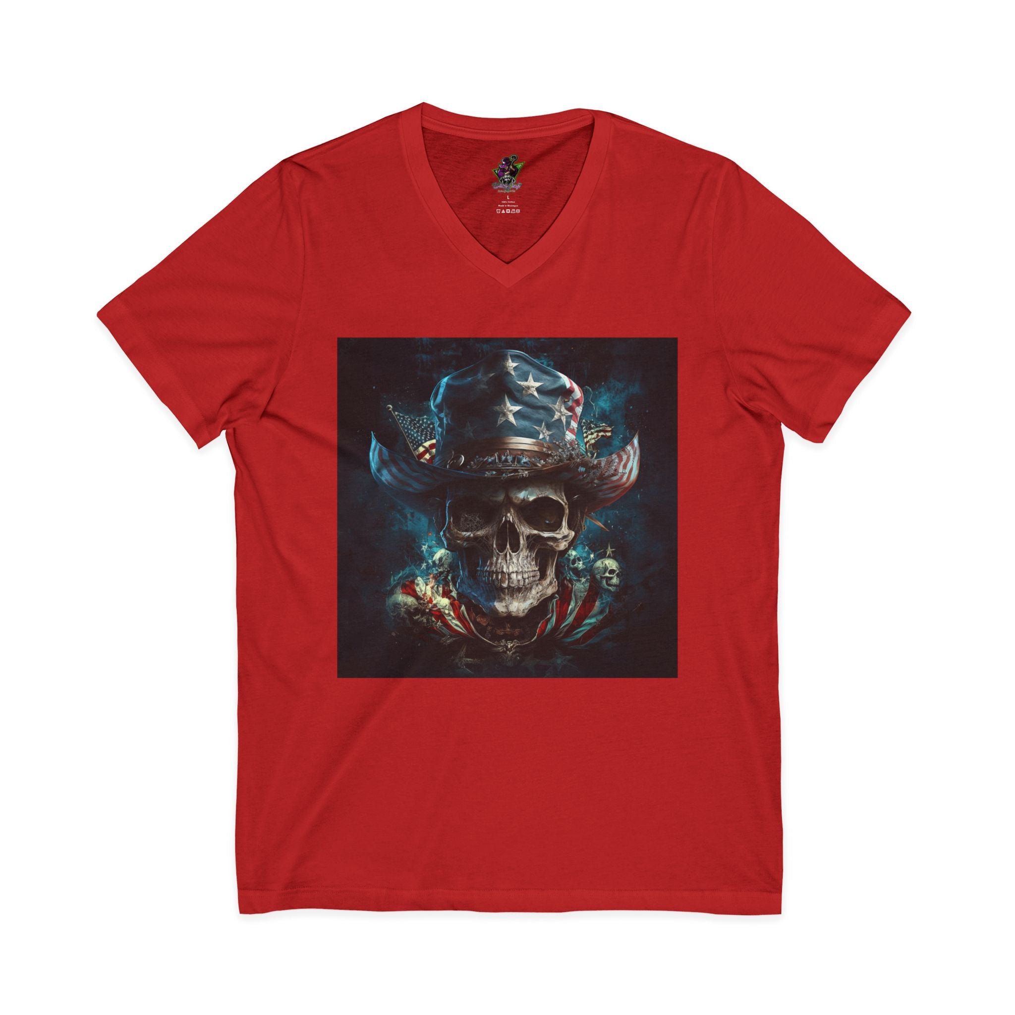 Skull Cowboy / V-Neck Tee