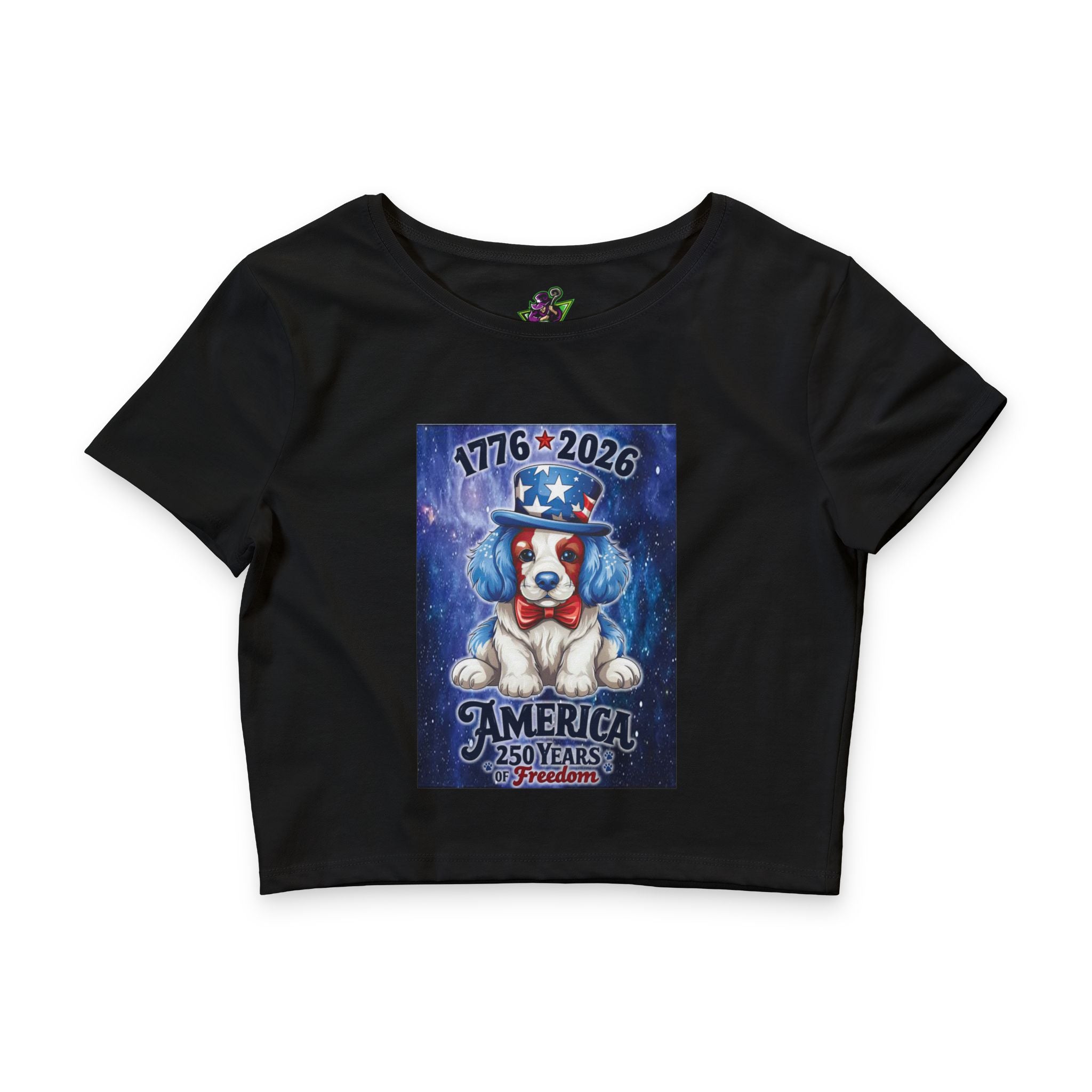 Patriotic 250 Puppy / Crop Tee
