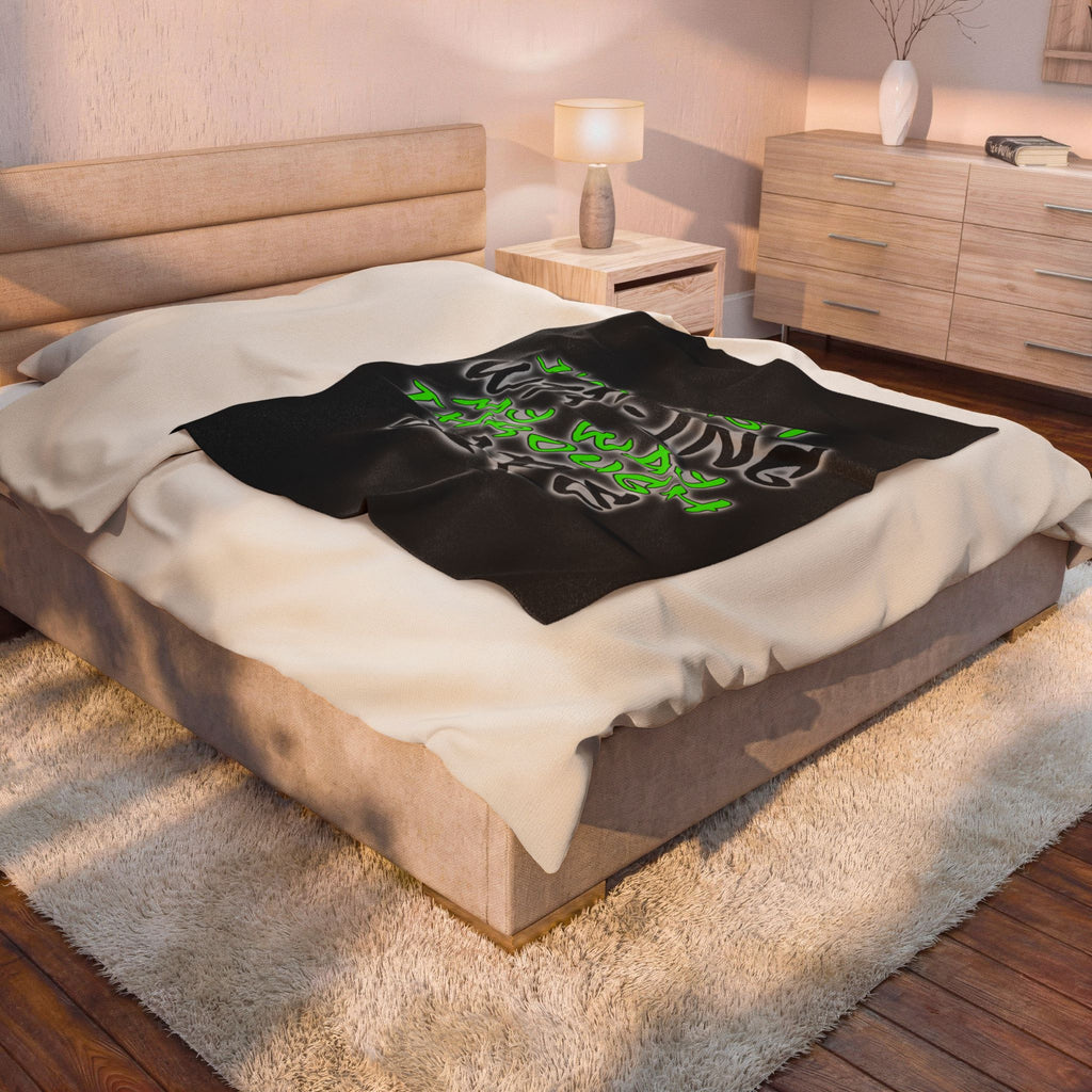 WTF-ing / Velveteen Plush Blanket