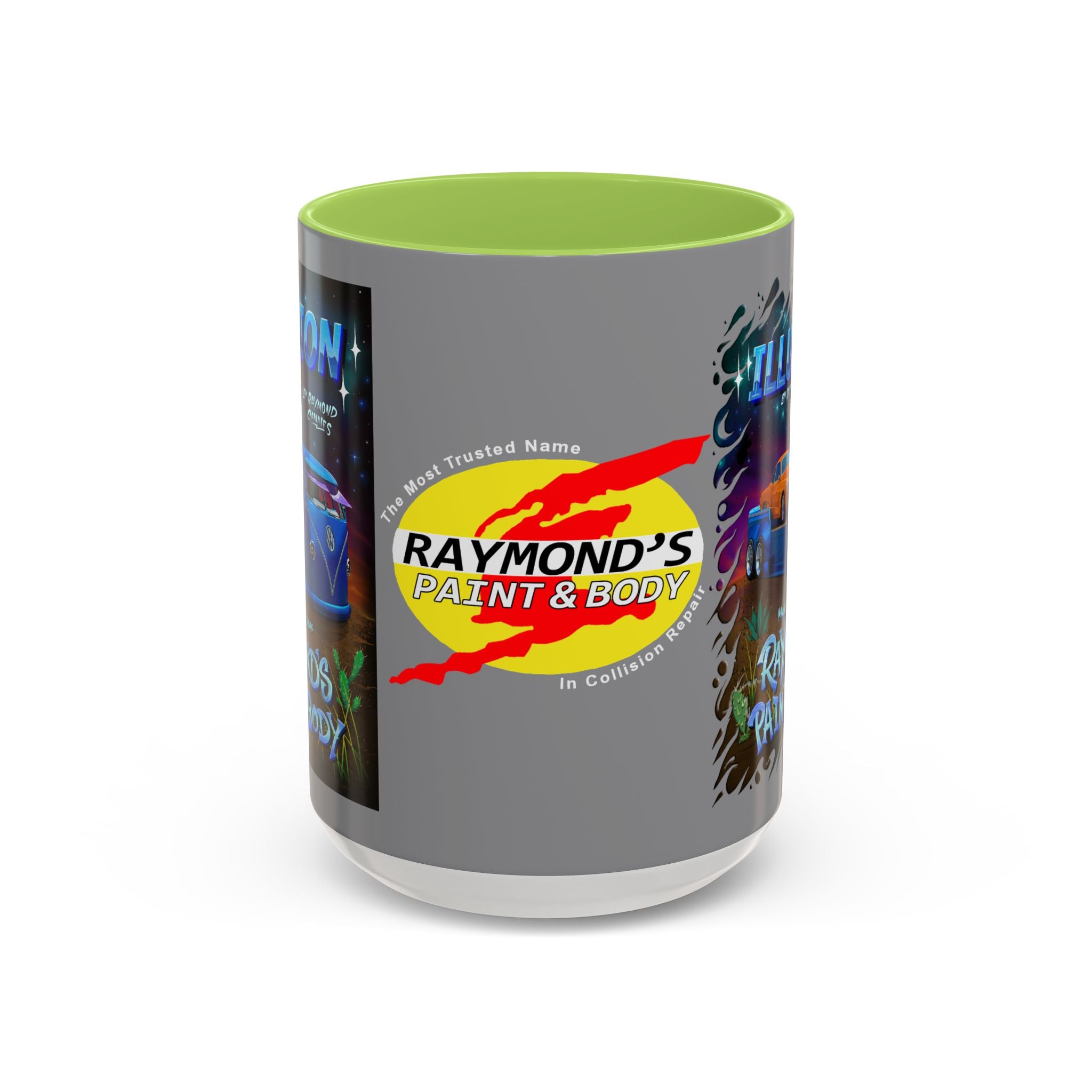 Raymond's Paint & Body Logo / Accent Coffee Mug 11/15oz