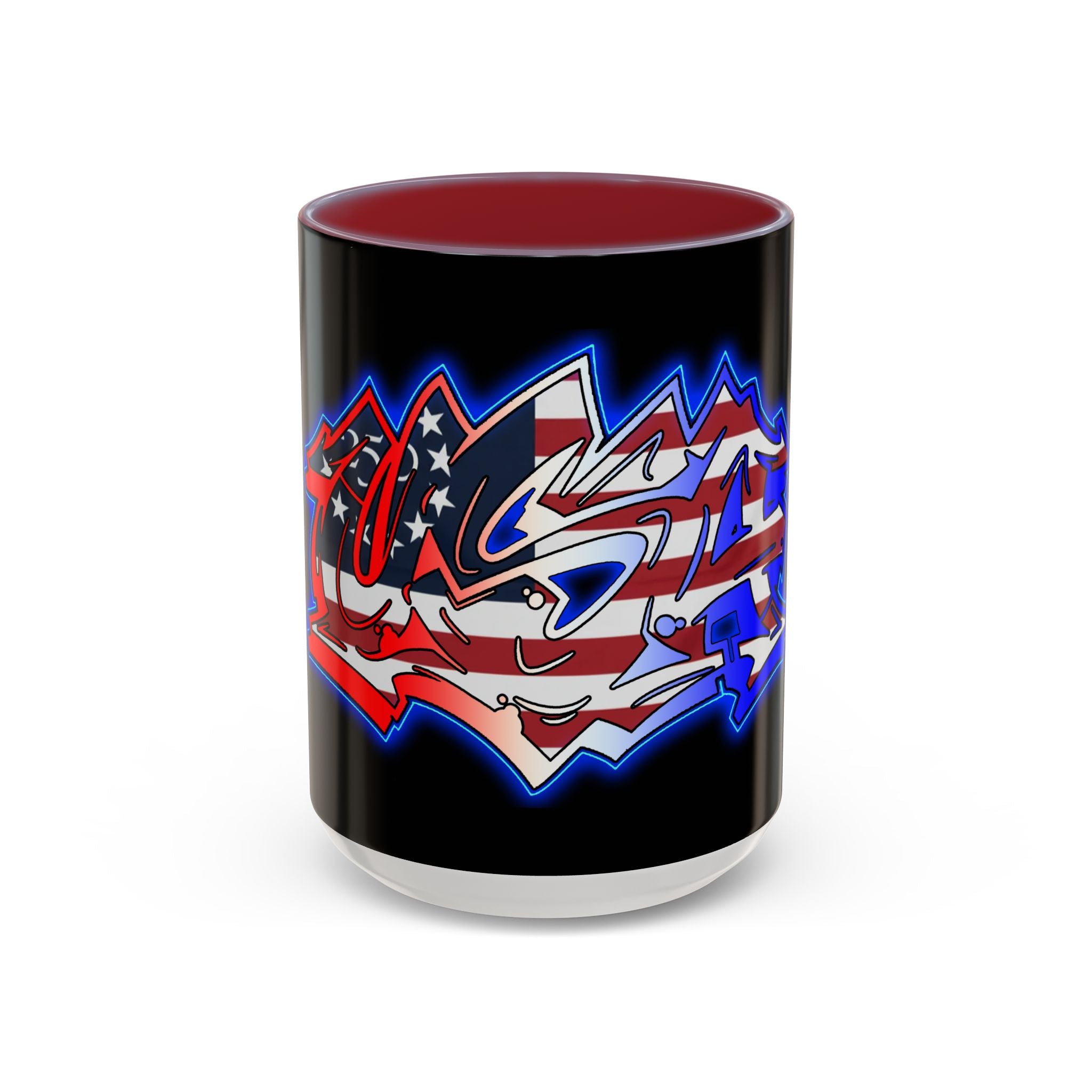 USA Graffiti / Accent Coffee Mug 11/15oz