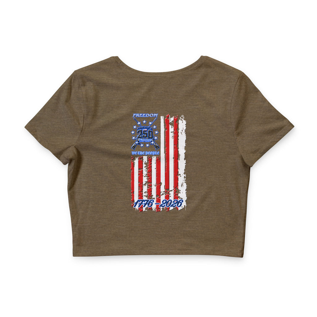 250 Anniversary Freedom 1776–2026 / Crop Tee