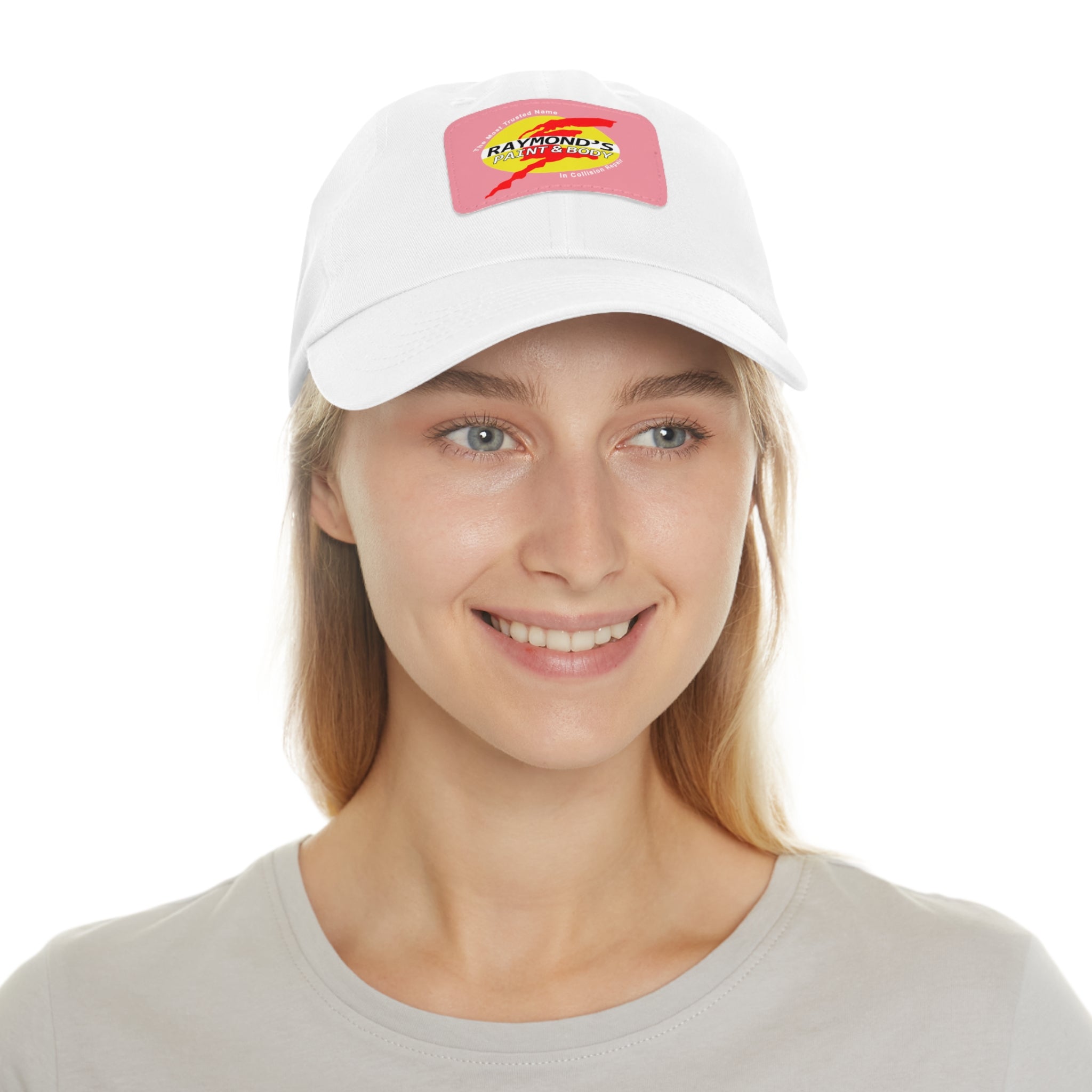Raymond's Paint & Body Logo / Leather Patch Hat