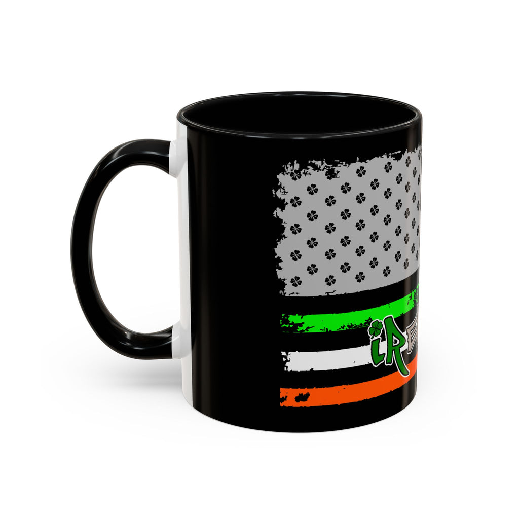American/Ireland Flag / Accent Coffee Mug 11/15oz