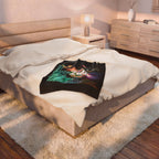 Statue of Liberty 250th / Velveteen Plush Blanket