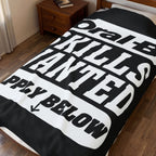 Oral-B Skills Wanted / Velveteen Plush Blanket