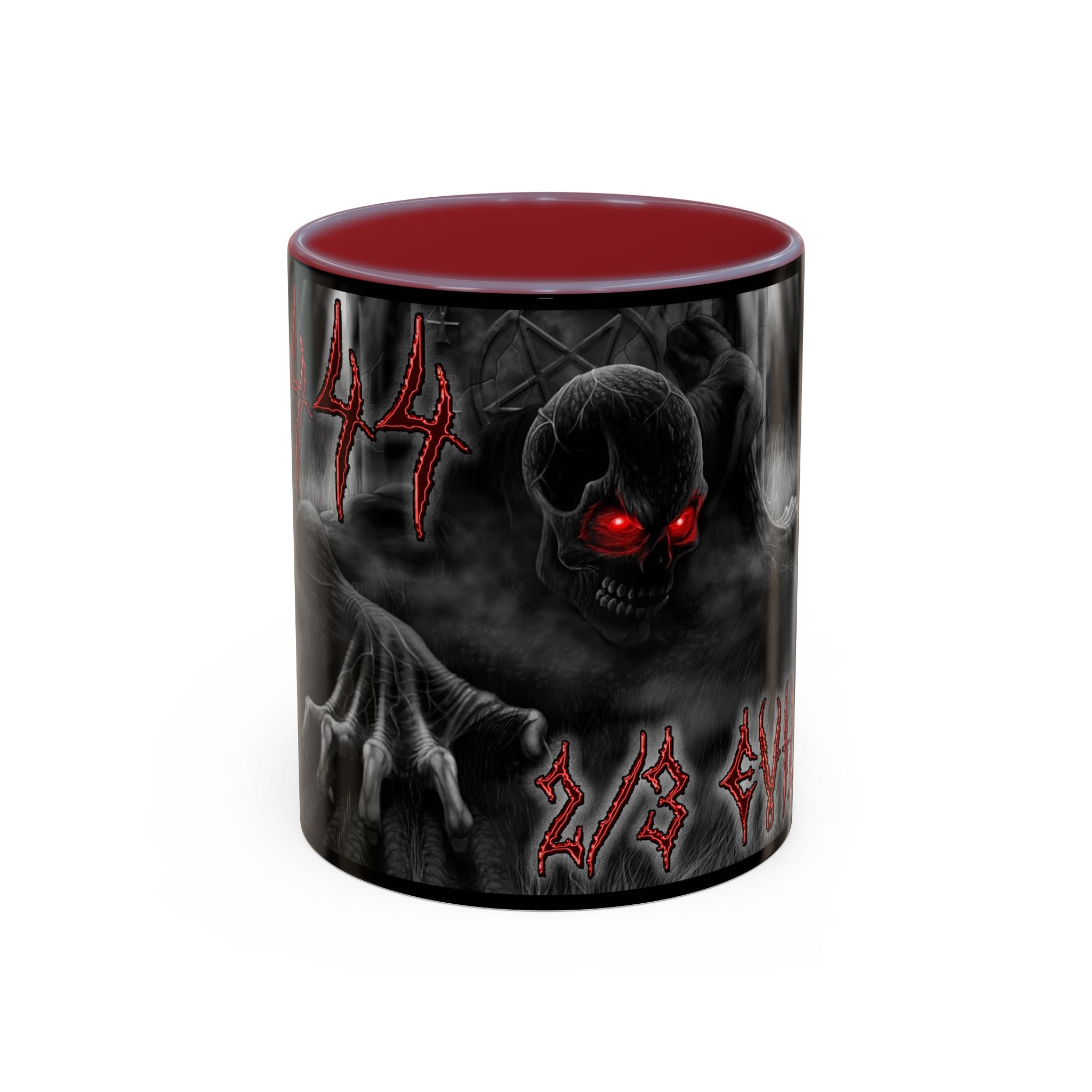 2/3 Evil Demon / Accent Coffee Mug 11/15oz