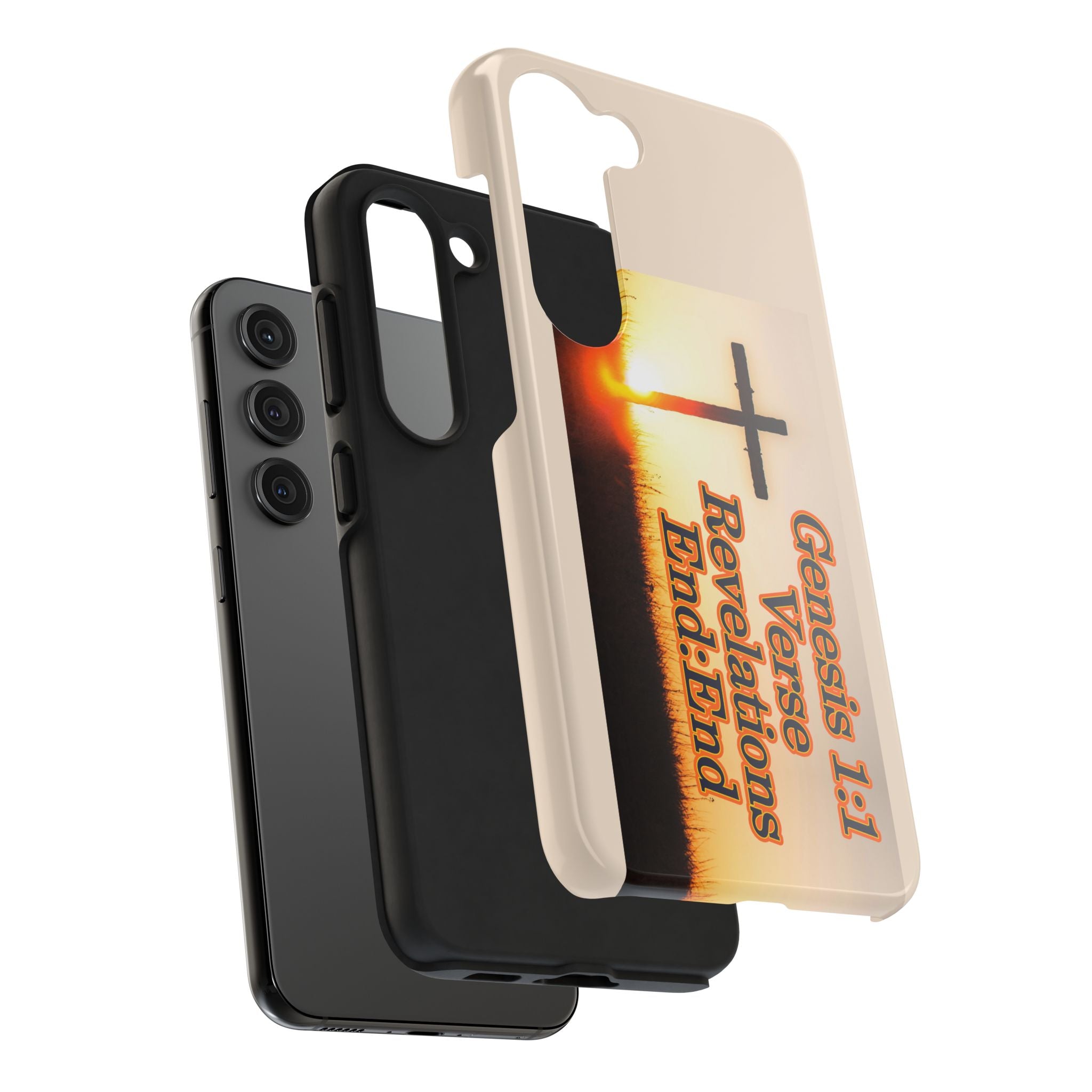 Genesis 1:1 Verse Revelations End:End / Tough Phone Case