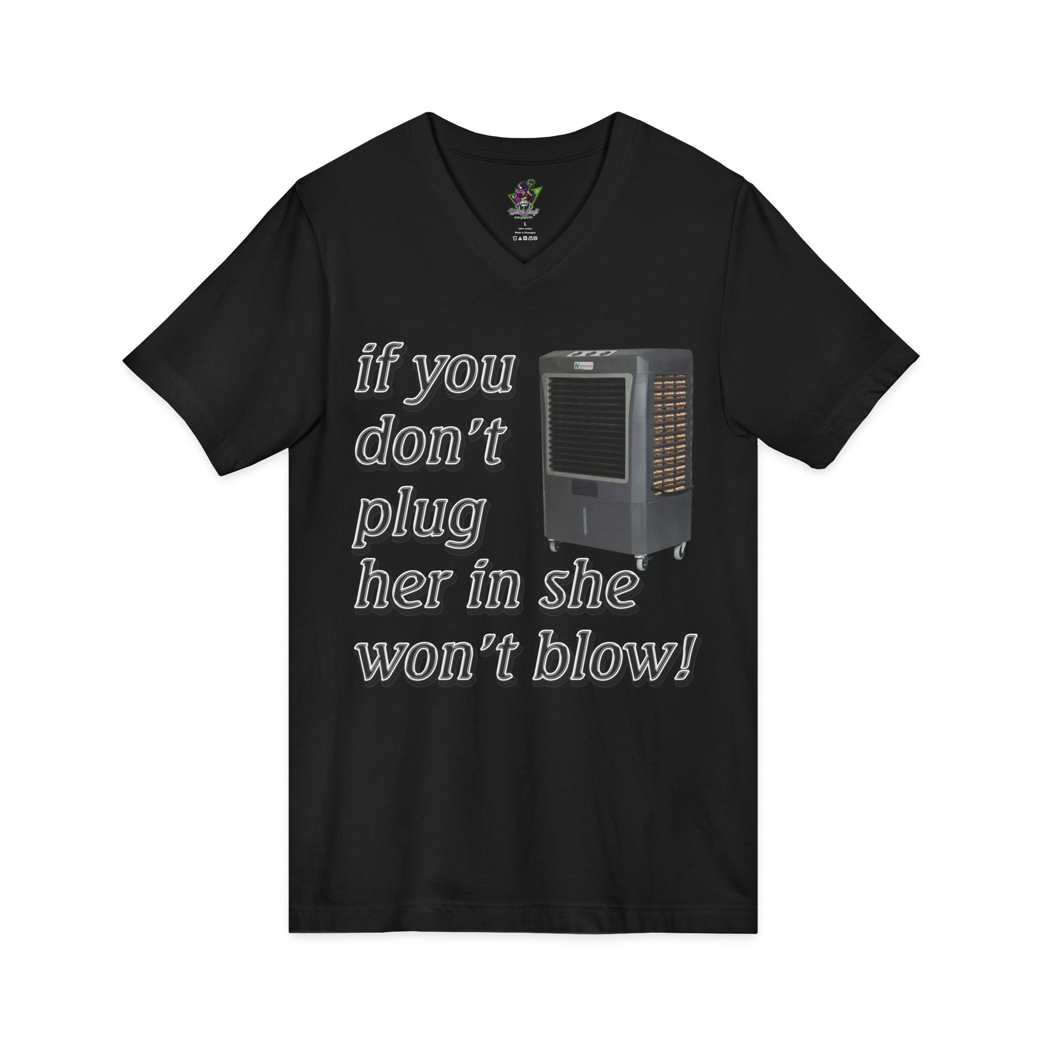 Plug Her In / V-Neck Tee