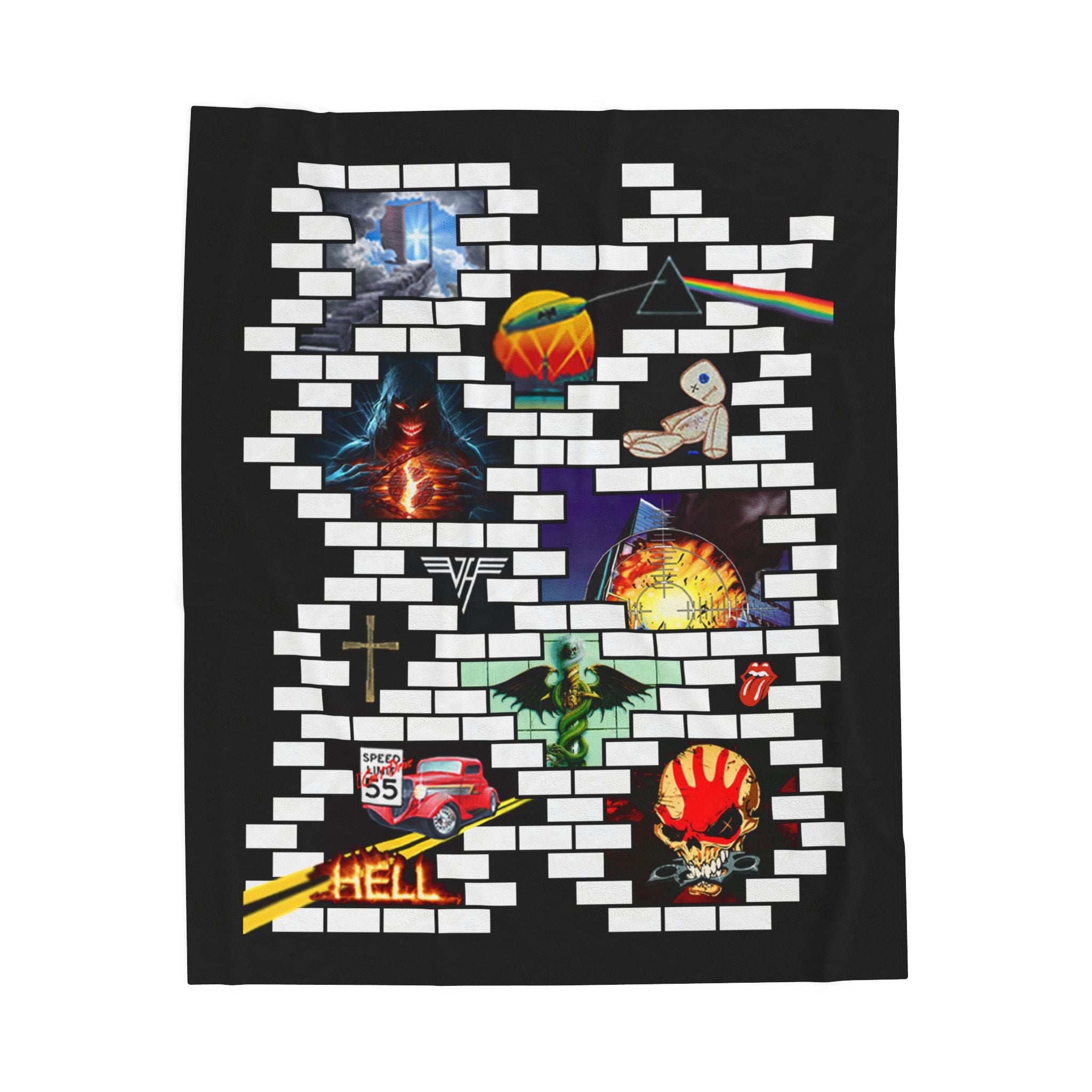 Collection Of Rock / Velveteen Plush Blanket